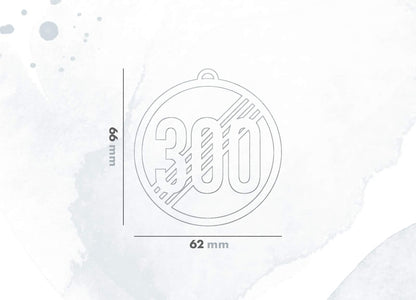 300+