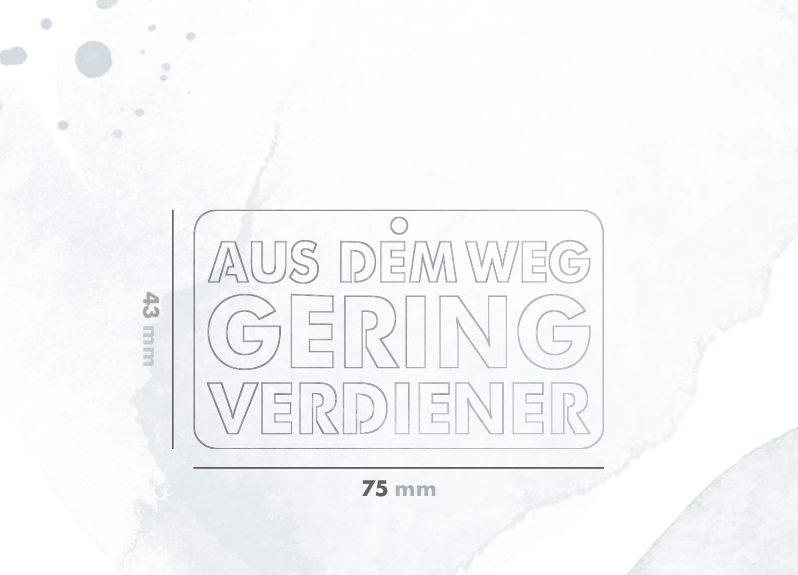 Jugendwort: Geringverdiener