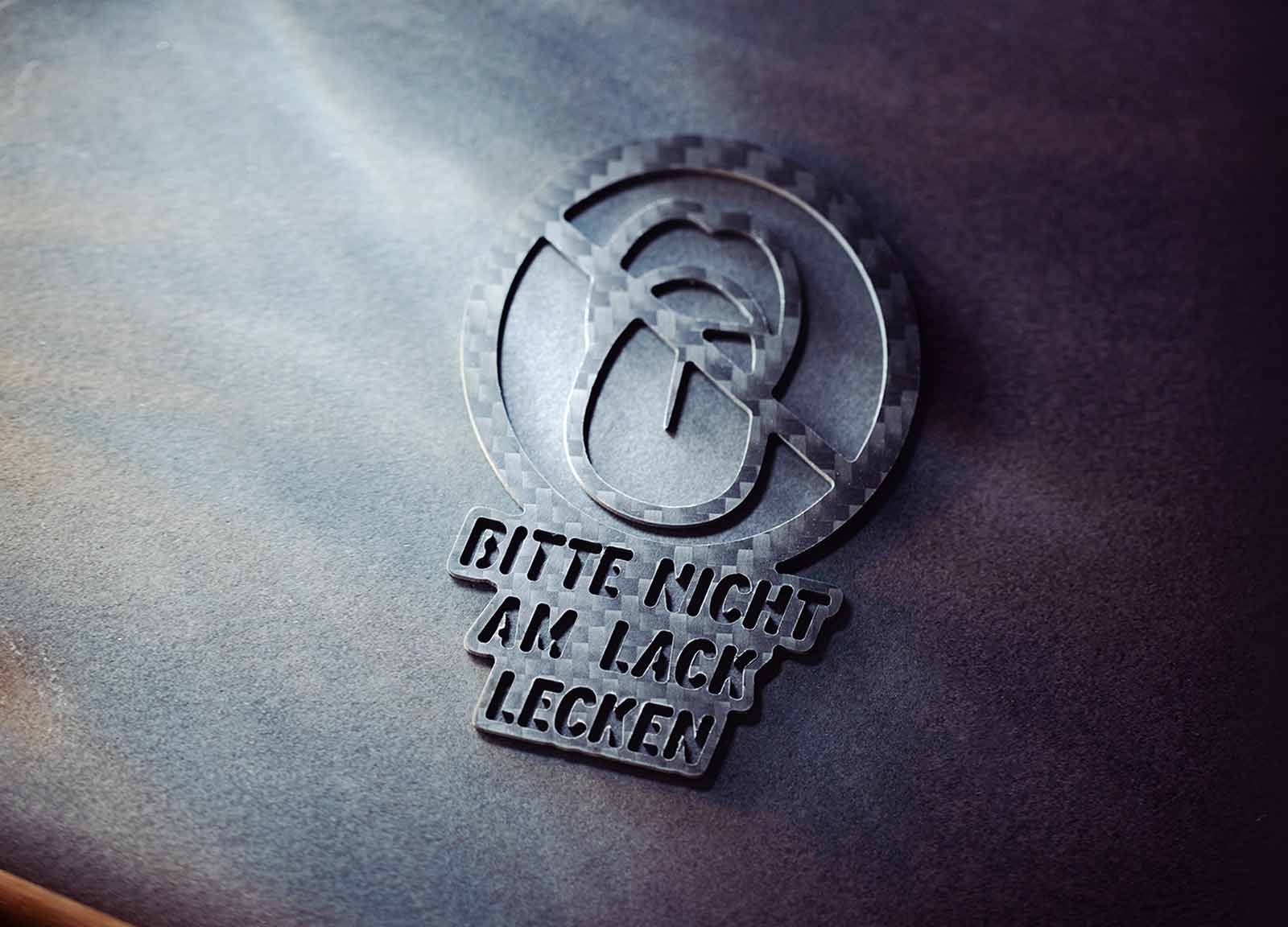 Lack lecken verboten